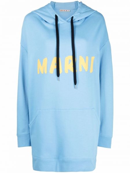 Hoodie Marni blå