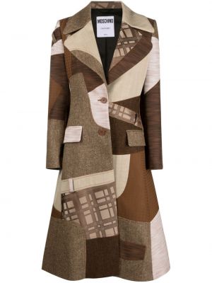 Palton cu imagine Moschino maro