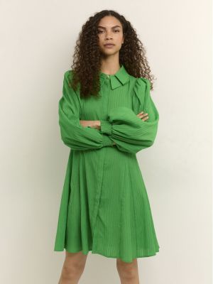 Srajčna obleka Karen By Simonsen zelena