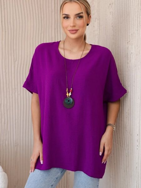 Bluză oversize Kesi violet