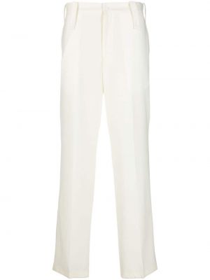 Vlněné kalhoty Paura bílé