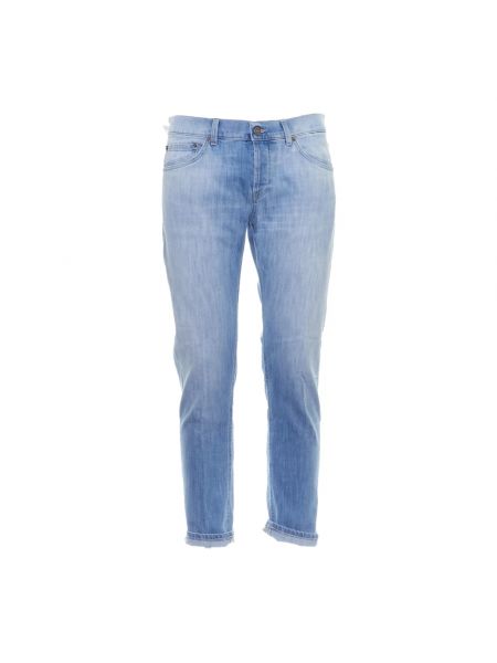 Niebieskie jeansy skinny Dondup