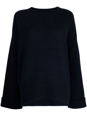 Кашмирен пуловер Arch4 синьо