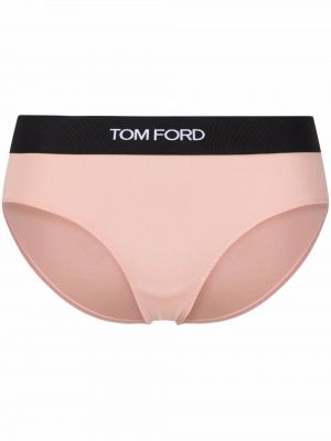 Pantalon culotte à imprimé Tom Ford rose