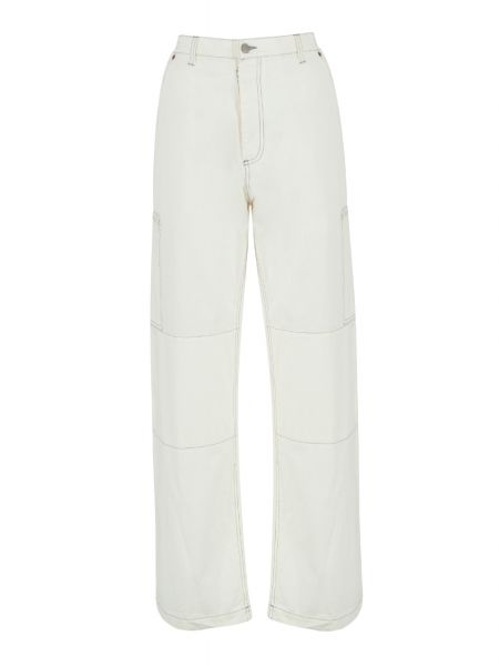 Белые брюки Mm6 Maison Margiela