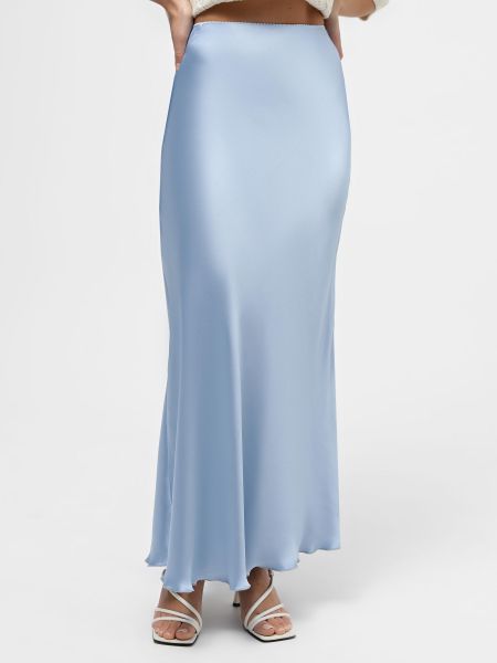 Длинная юбка из вискозы Cher '17 Intertop голубая