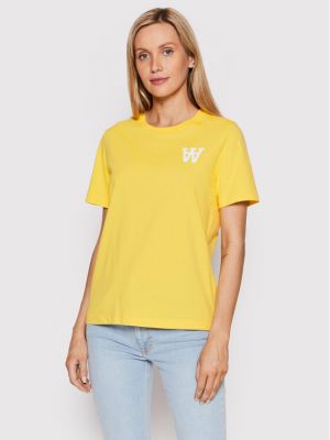 T-shirt Wood Wood giallo