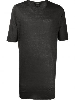 Camiseta de lino Avant Toi negro
