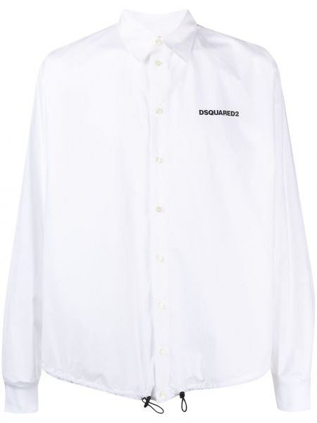 Camisa con cordones Dsquared2 blanco