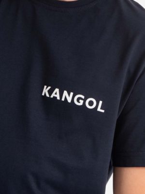 Bavlněné tričko s potiskem Kangol bílé