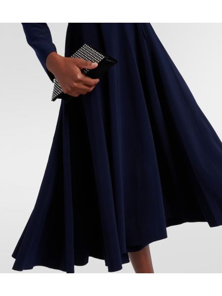 Μίντι φόρεμα από ζέρσεϋ Norma Kamali μπλε