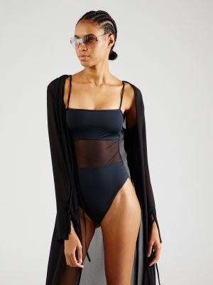 Jednodielne plavky Calvin Klein Swimwear čierna