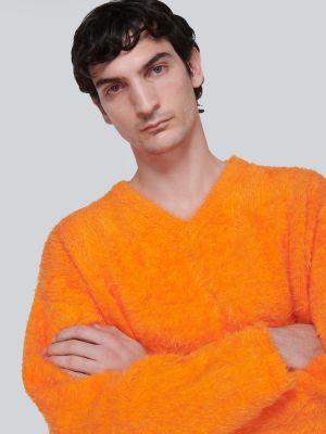 Sweter Erl pomarańczowy