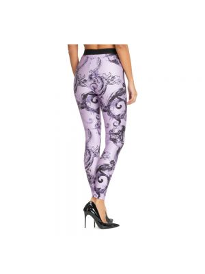 Leggings Versace Jeans Couture violeta
