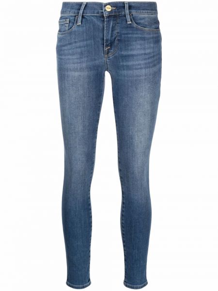 Jeans skinny taille basse Frame bleu