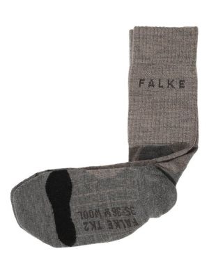 Шерстяные носки Falke серые