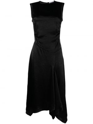 Асиметрична рокля Acne Studios черно