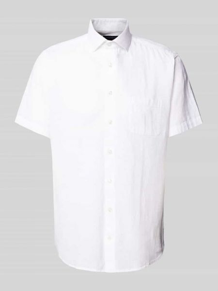 Lniana koszula Bruun & Stengade biała