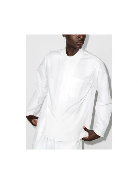 Camisa de algodón Tekla blanco