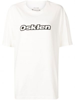 Тениска с принт Osklen бяло