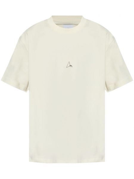 T-shirt en coton à imprimé Roa beige