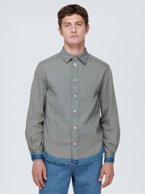 Džinsiniai marškiniai Loewe pilka