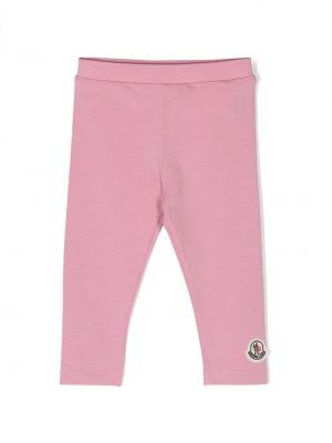 Smala byxor för tjejer Moncler Enfant rosa