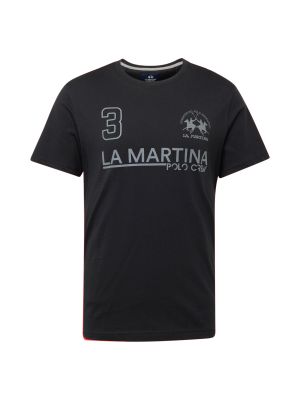 Tričko La Martina čierna