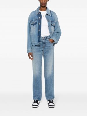 Skinny džíny s nízkým pasem Slvrlake modré