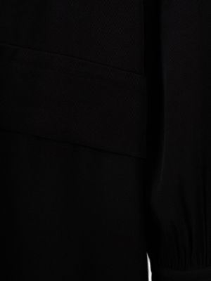 Rochie din denim din viscoză Calvin Klein Jeans negru
