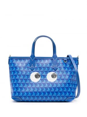 Nákupná taška Anya Hindmarch modrá