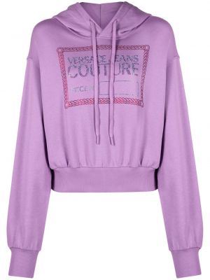 Hoodie Versace Jeans Couture lila