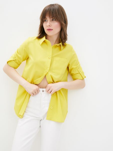 Желтая рубашка с длинным рукавом Danna