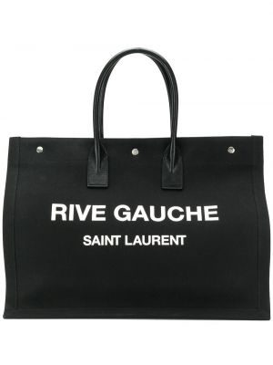 Шопинг чанта Saint Laurent черно