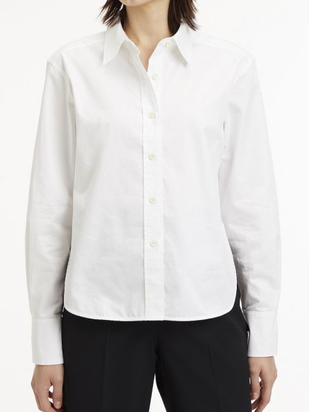 Рубашка свободного кроя Calvin Klein белая