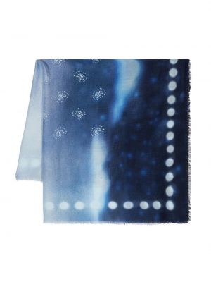 Sciarpa con stampa Givenchy blu
