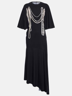 Μίντι φόρεμα Stella Mccartney μαύρο