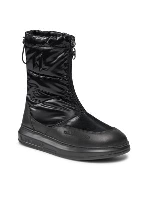 Škornji za sneg iz najlona Karl Lagerfeld črna