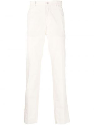 Puuvillased chino-püksid Etro valge
