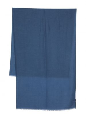 Кашмирен копринен шал Colombo синьо
