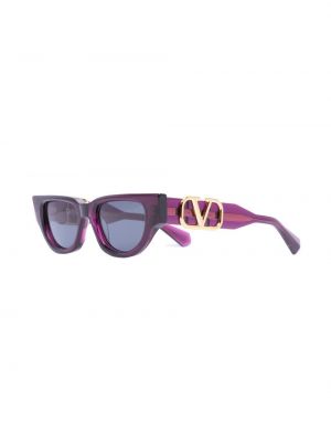 Okulary przeciwsłoneczne Valentino Eyewear fioletowe