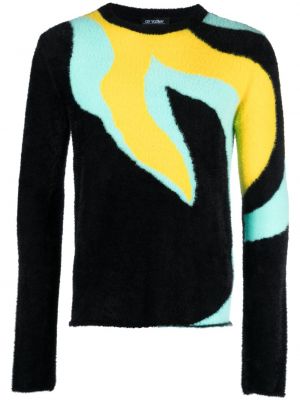 Pullover mit print mit rundem ausschnitt Av Vattev schwarz