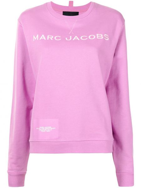 Jersey con estampado de tela jersey Marc Jacobs rosa