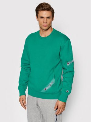 Asimetriškas džemperis su kišenėmis Champion žalia