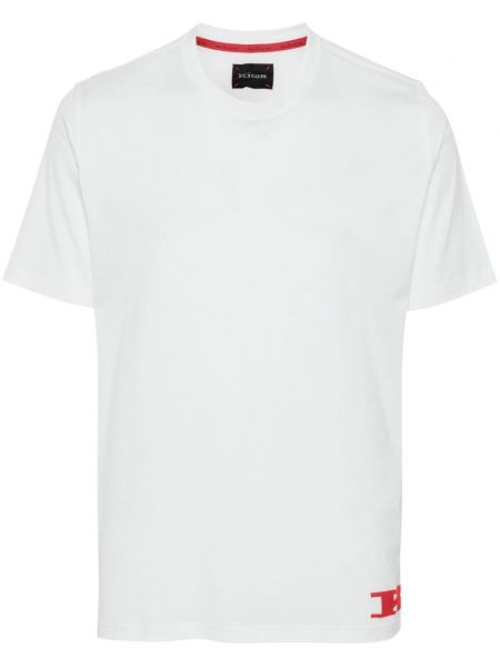 Bavlnené tričko Kiton biela