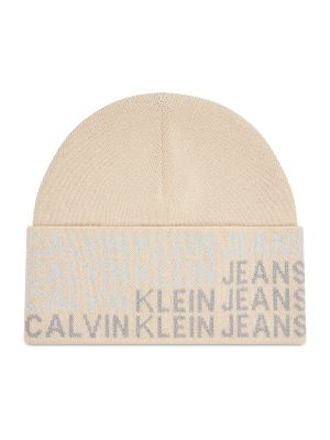 Шапка Calvin Klein Jeans бежово
