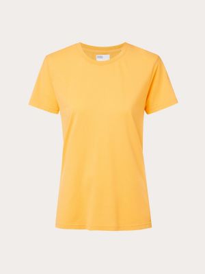 Camiseta de algodón Colorful Standard amarillo