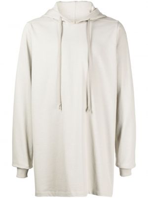 Bluza z kapturem bawełniana Rick Owens szara