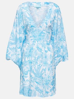 Kvetinové šaty Melissa Odabash modrá