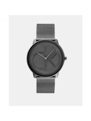 Relojes de malla Calvin Klein gris